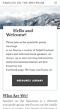 Mobile Screenshot of familiesonthespectrumky.org